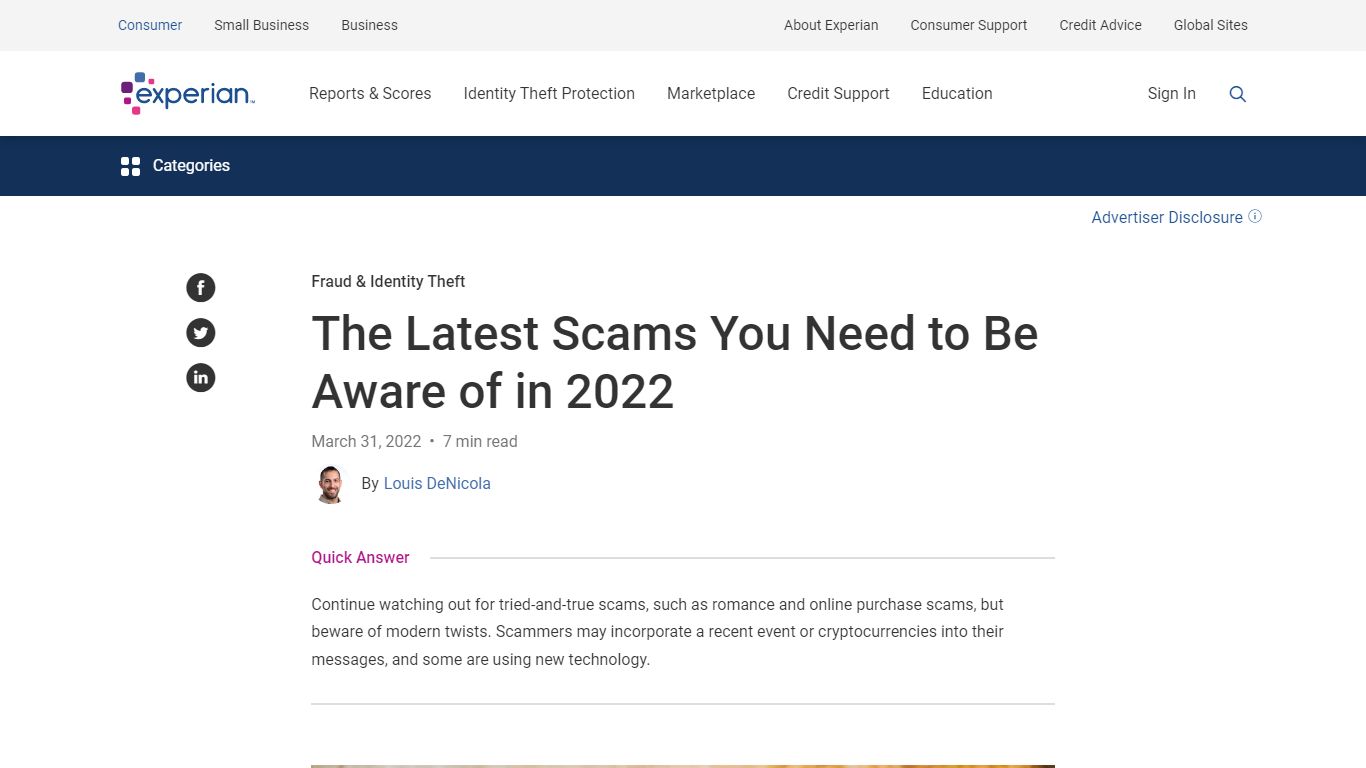 The Latest Scams You Need to Be Aware of in 2022 - Experian
